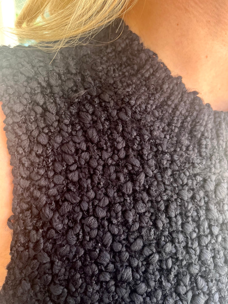 Black Cosette Sweater Vest