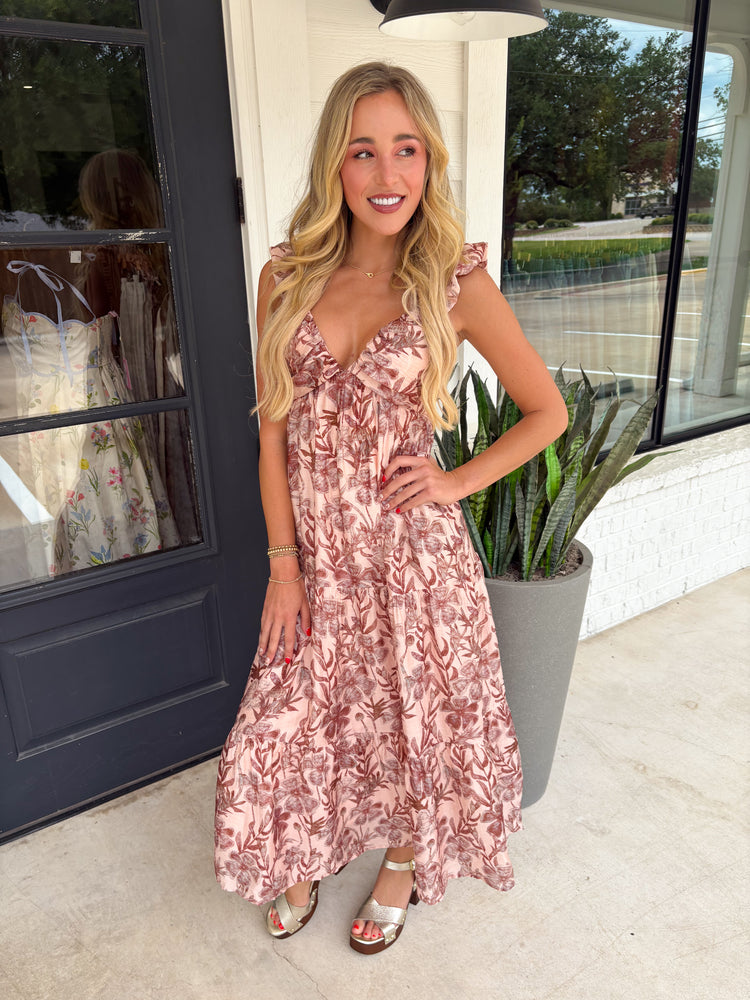 Floral Whimsy Maxi Dress