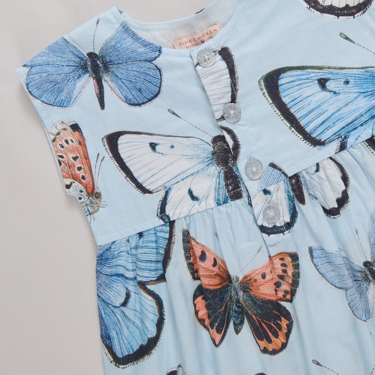 Blue Vintage Butterflies Alexandra Jumper