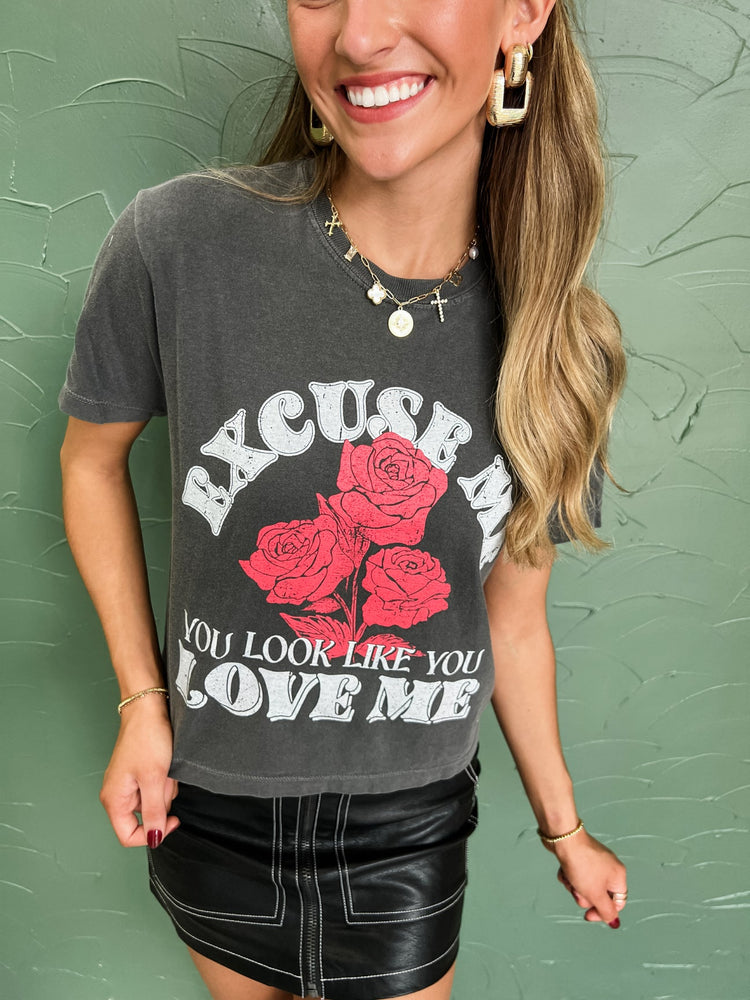 You Look Like You Love Me Crop Tee