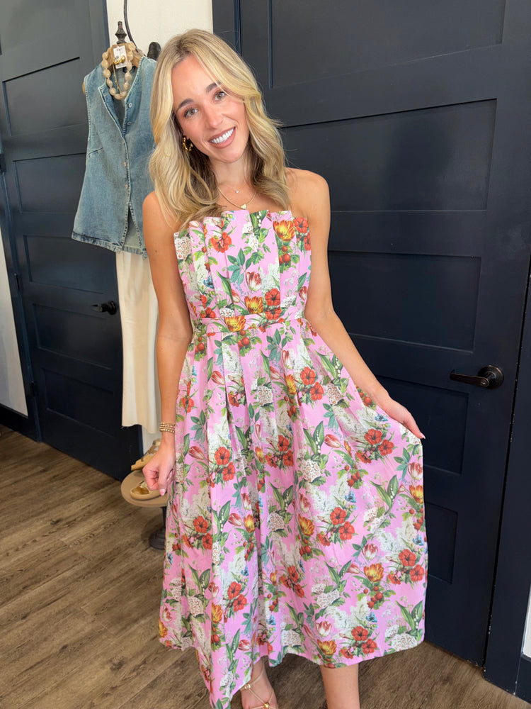 Amour In Bloom Midi Dress