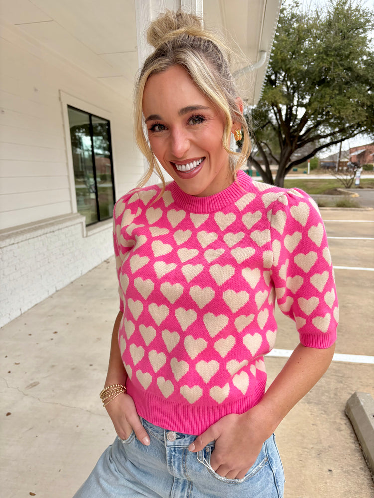 Flirty At Heart Knit Top