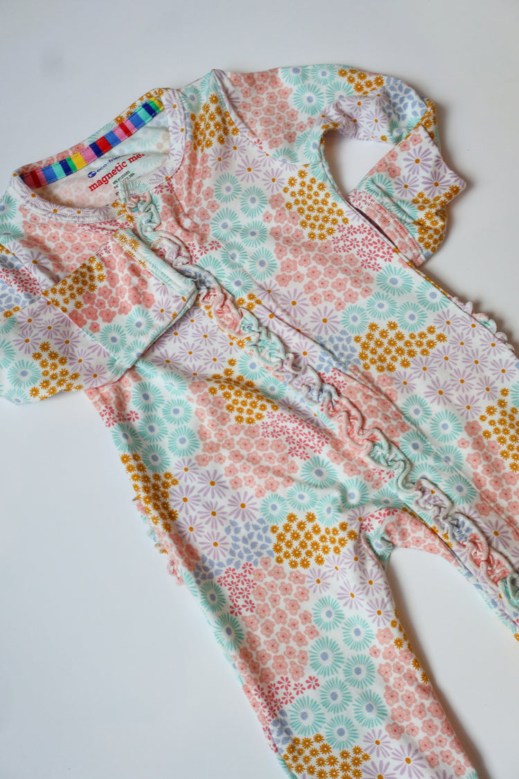 Magnetic Me Harper Footie w/ Ruffle