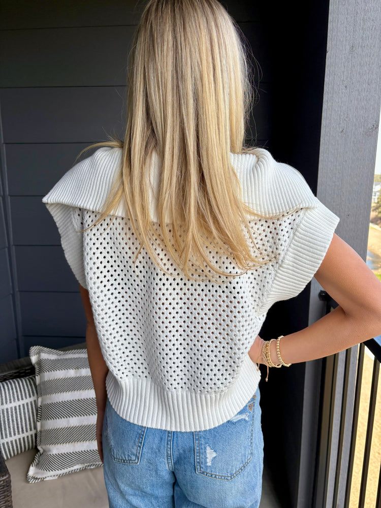 So Stylish Short Sleeve Sweater