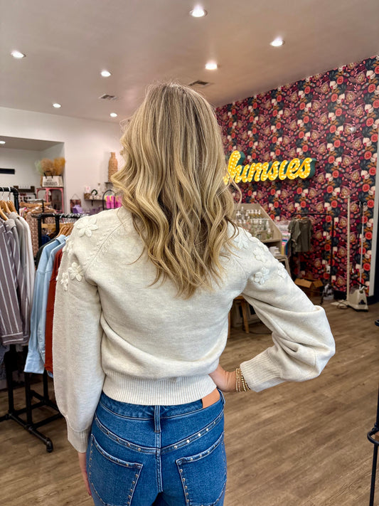 For The Love Of Flowers Sweater