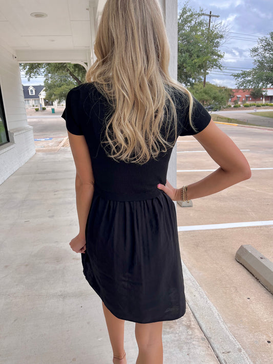 Avalon Black Dress