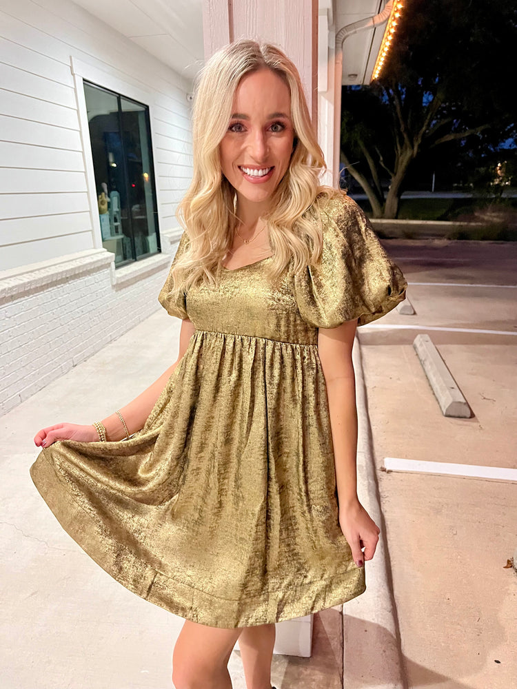 Gold Isabella Dress