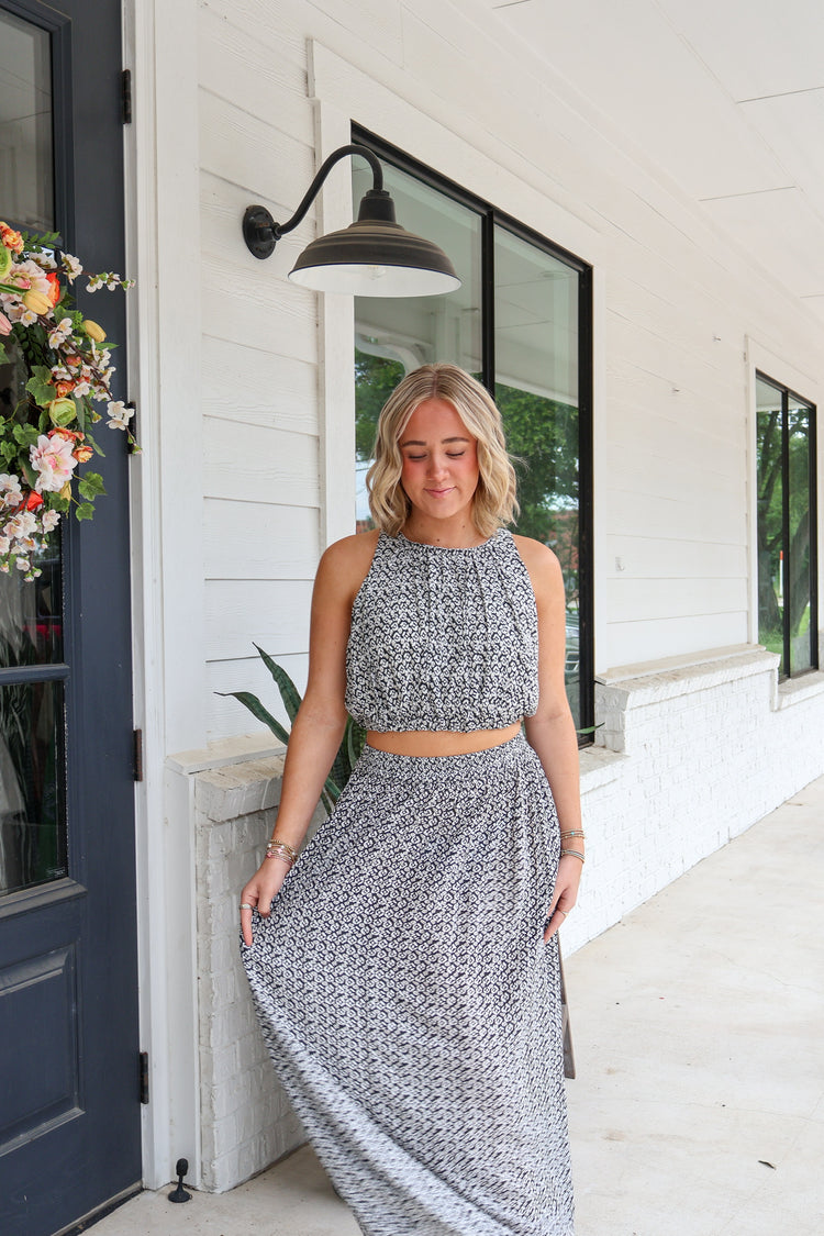 Drawn to You Halter Top