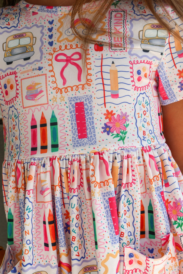 Art Class S/S Pocket Twirl Dress