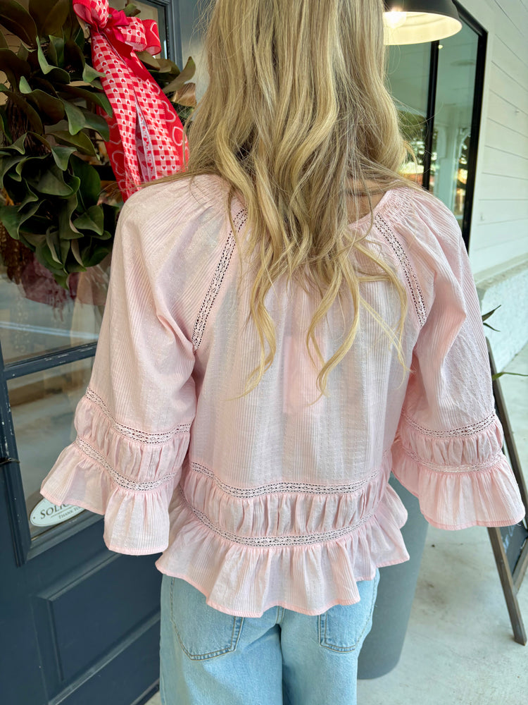 Sybil Pale Lilac Top