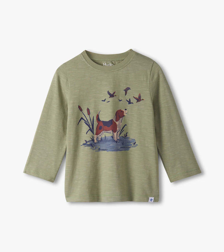 Hunting Dog Graphic Tee & Jogger Set