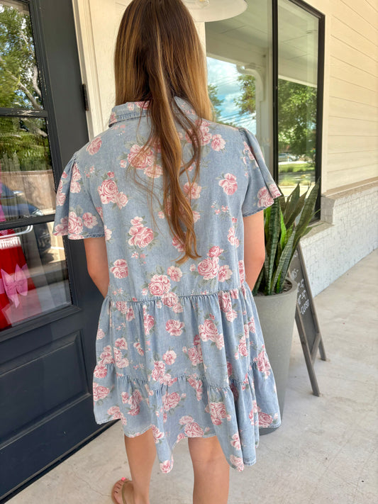 Floral Daydream Shirt Dress