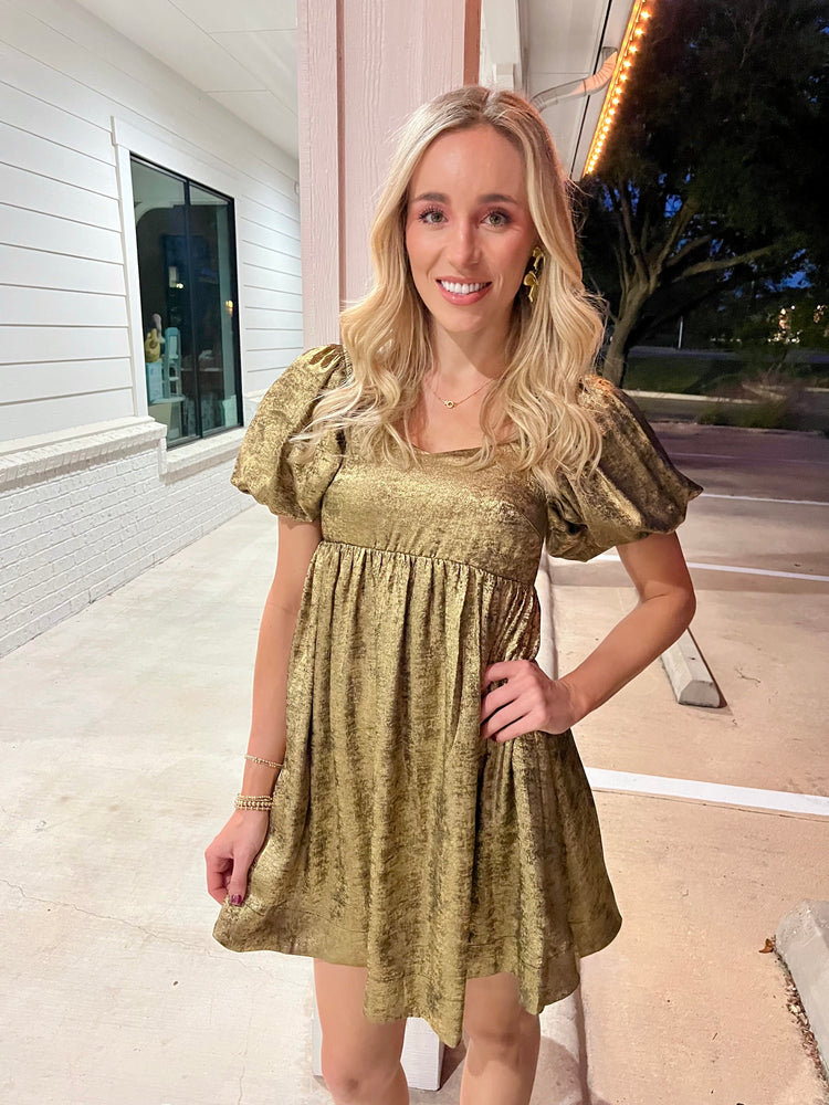 Gold Isabella Dress