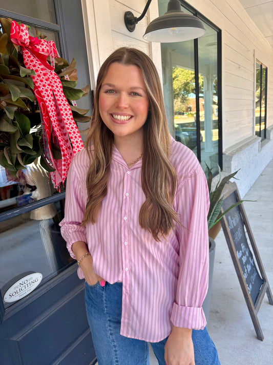 Lolita Pale Lilac Stripe Top