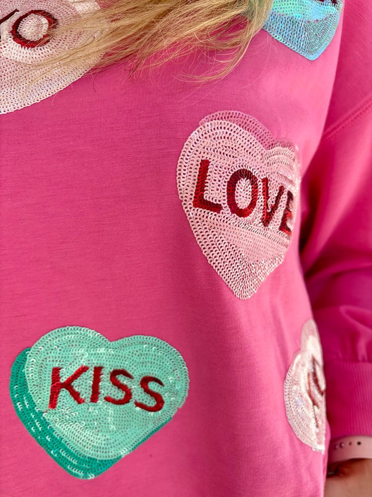 Candy Hearts Millie Sweatshirt