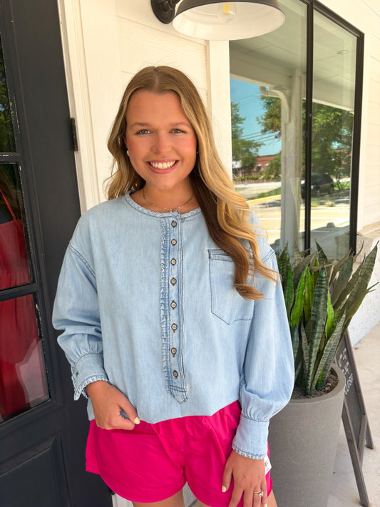 Denim Dreaming Pullover