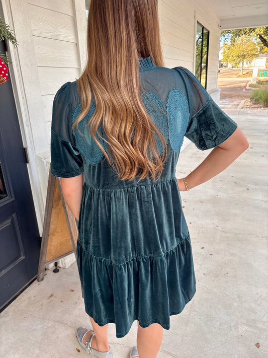 Dinner Party Chic Velvet Dress