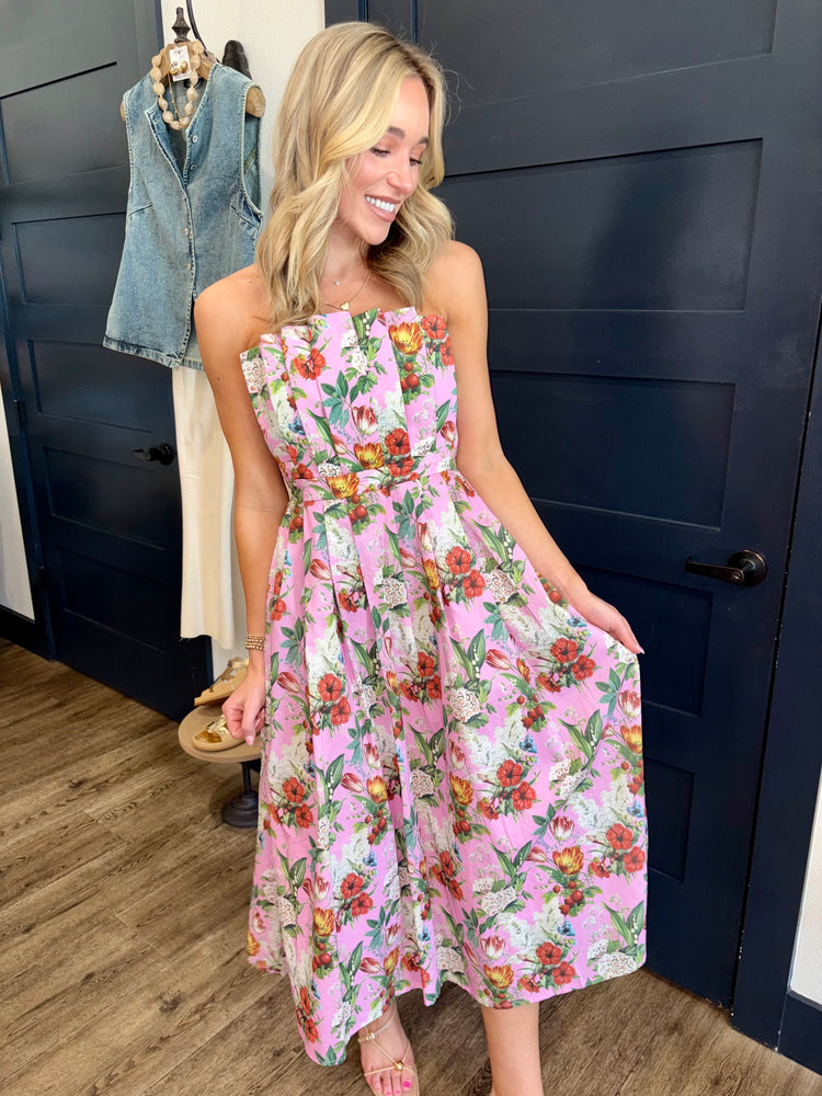 Amour In Bloom Midi Dress