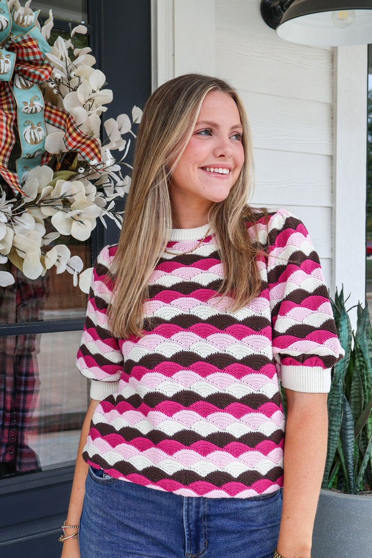 Magio SS Sweater Top