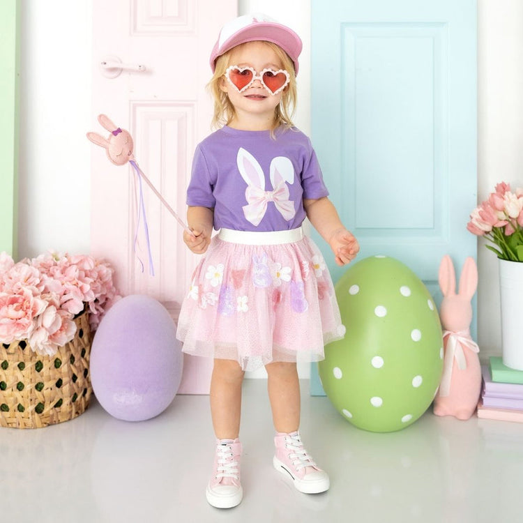 Bunny Bow Easter S/S T-Shirt