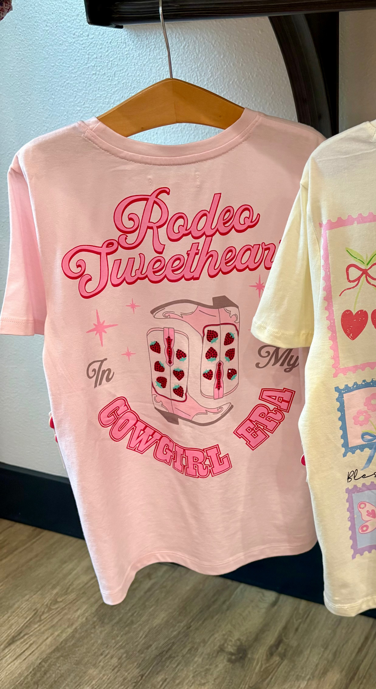 Rodeo Sweetheart Rhinestone Graphic Tee