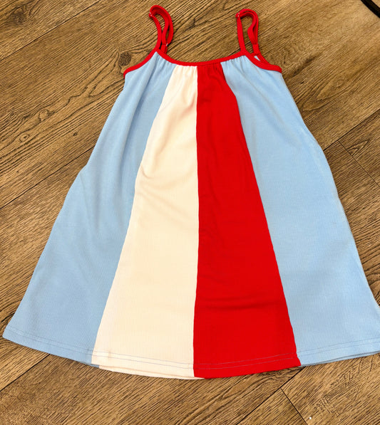 Red, White & Blue Ruby Dress