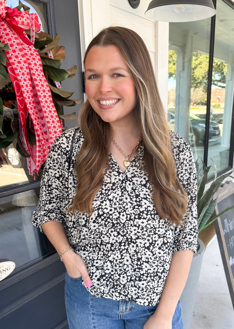 Costa Black Pansey Top