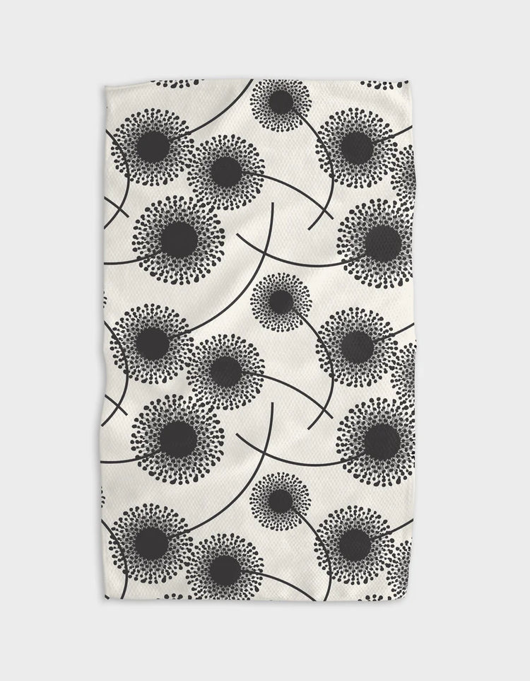 Fully Bloomed Geometry Tea Towel