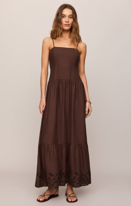 Esti Embroidered Maxi Dress