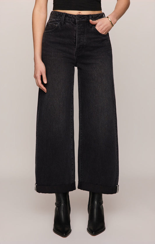 The Show Off High Rise Bowed Jean