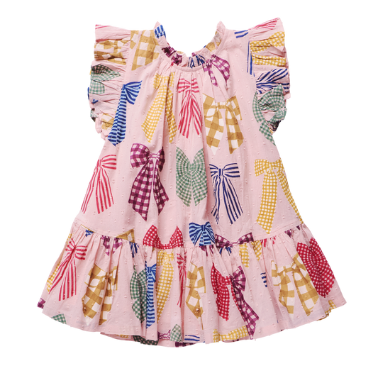 Patterned Bows Harper Dress