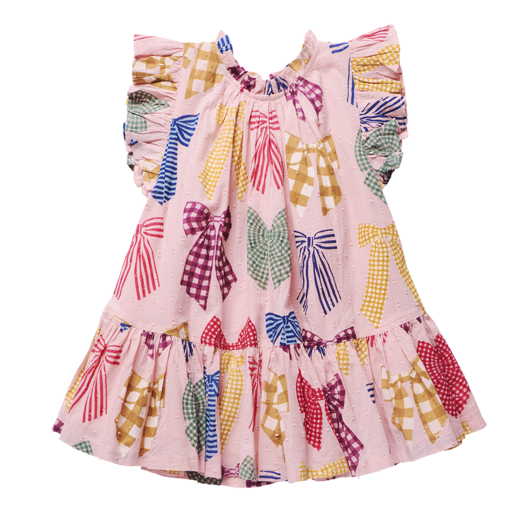 Patterned Bows Harper Dress