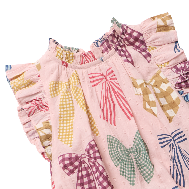 Patterned Bows Harper Dress