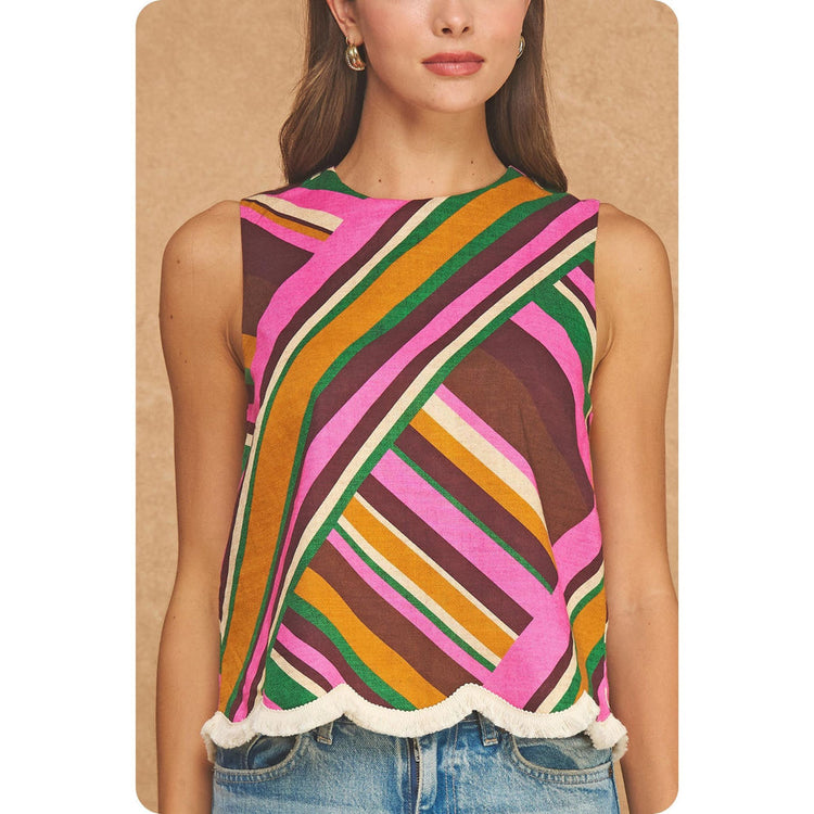Brightside Printed Top