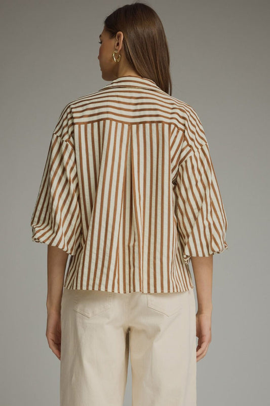 Saddle Stripe Top