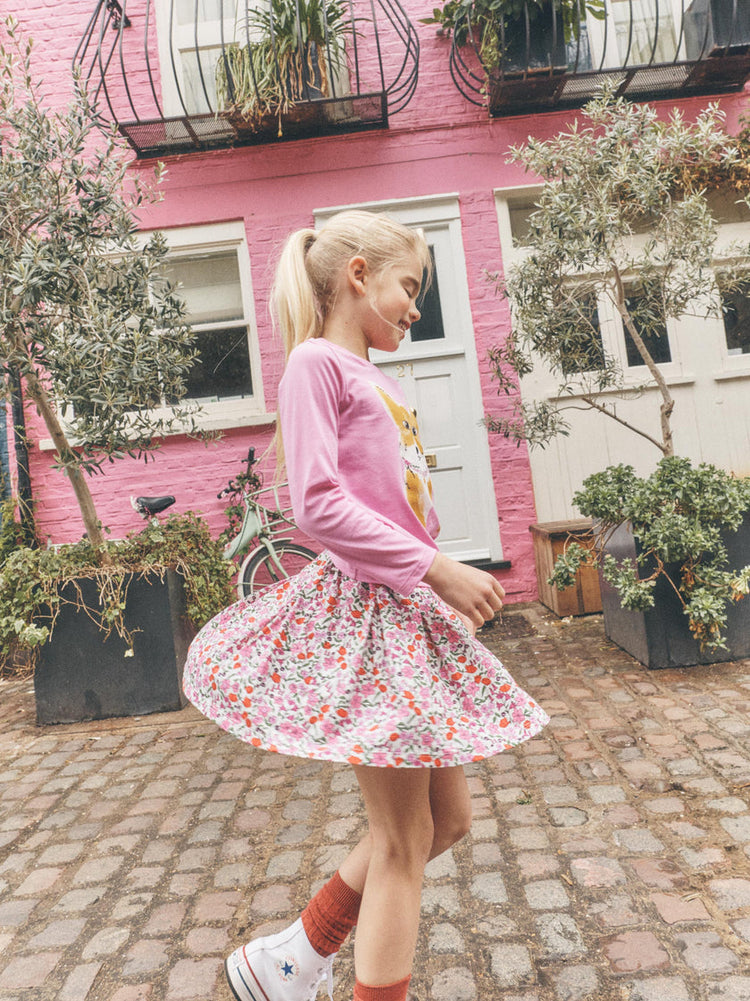 Somerset Meadow Pleated Jersey Skirt