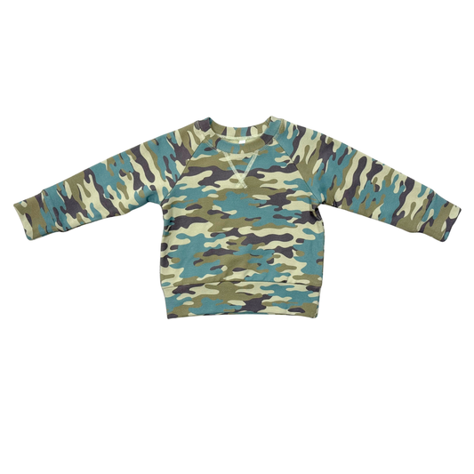 Camouflage Raglan Sweatshirt