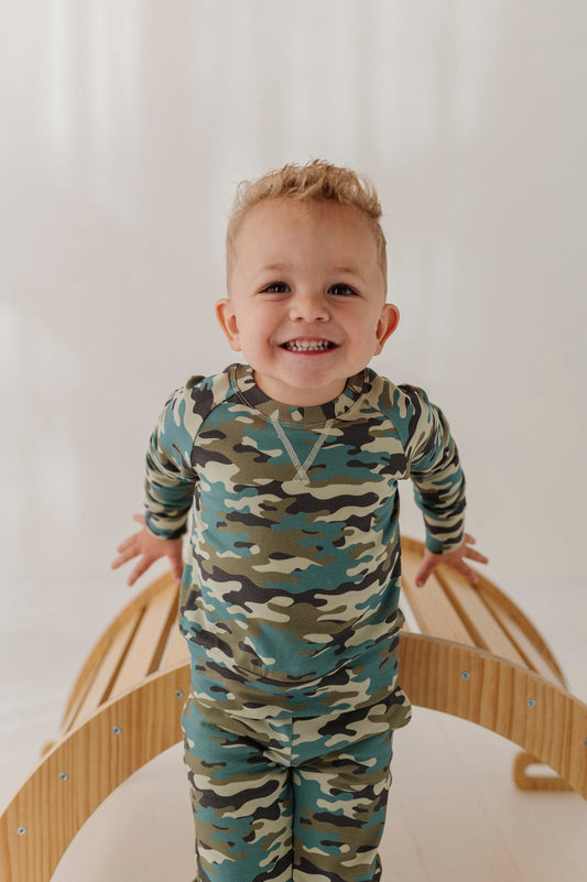 Camouflage Raglan Sweatshirt