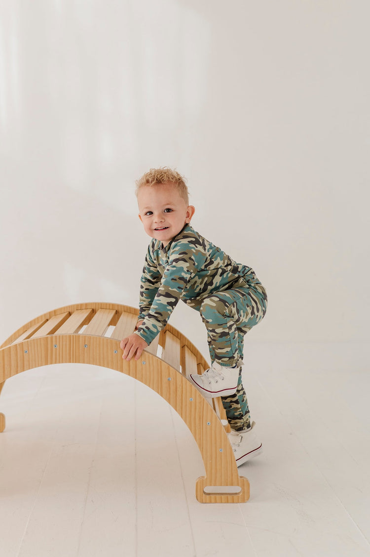 Camouflage Raglan Sweatshirt