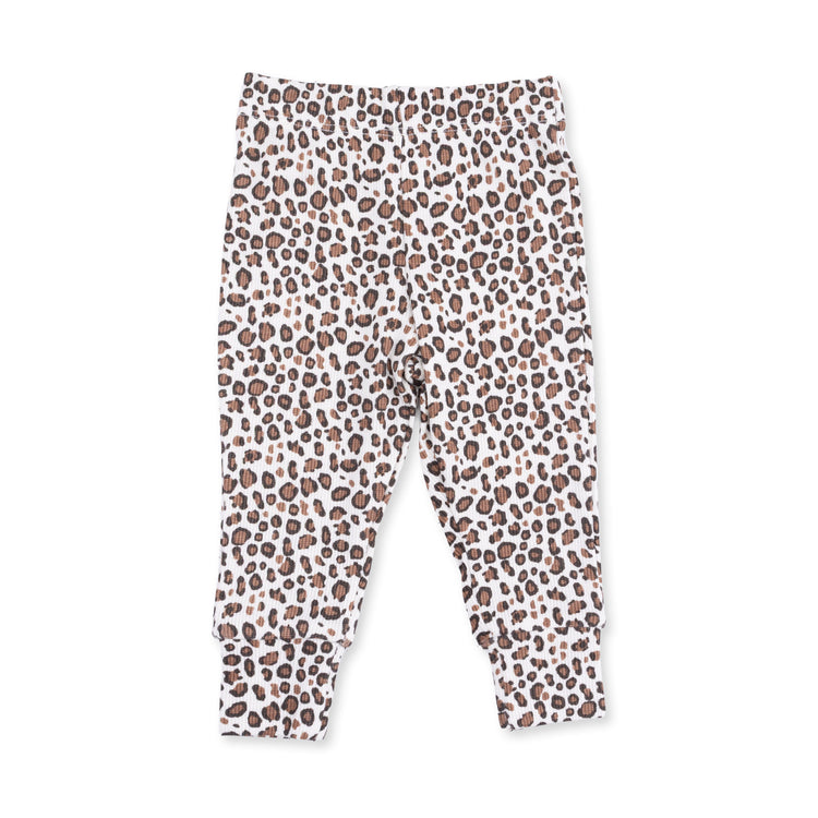 Leopard Rib Leggings