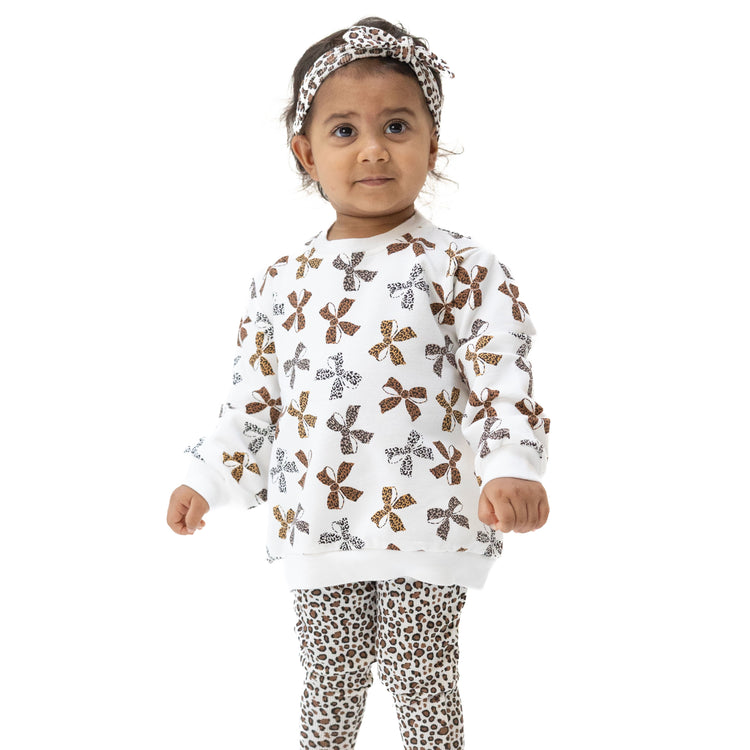 Leopard French Terry Oversized Sweatshirt