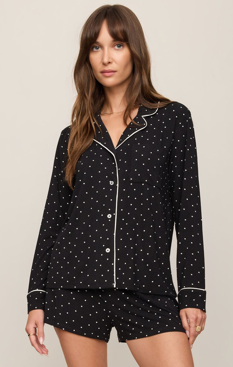 Luxe Dot PJ Top