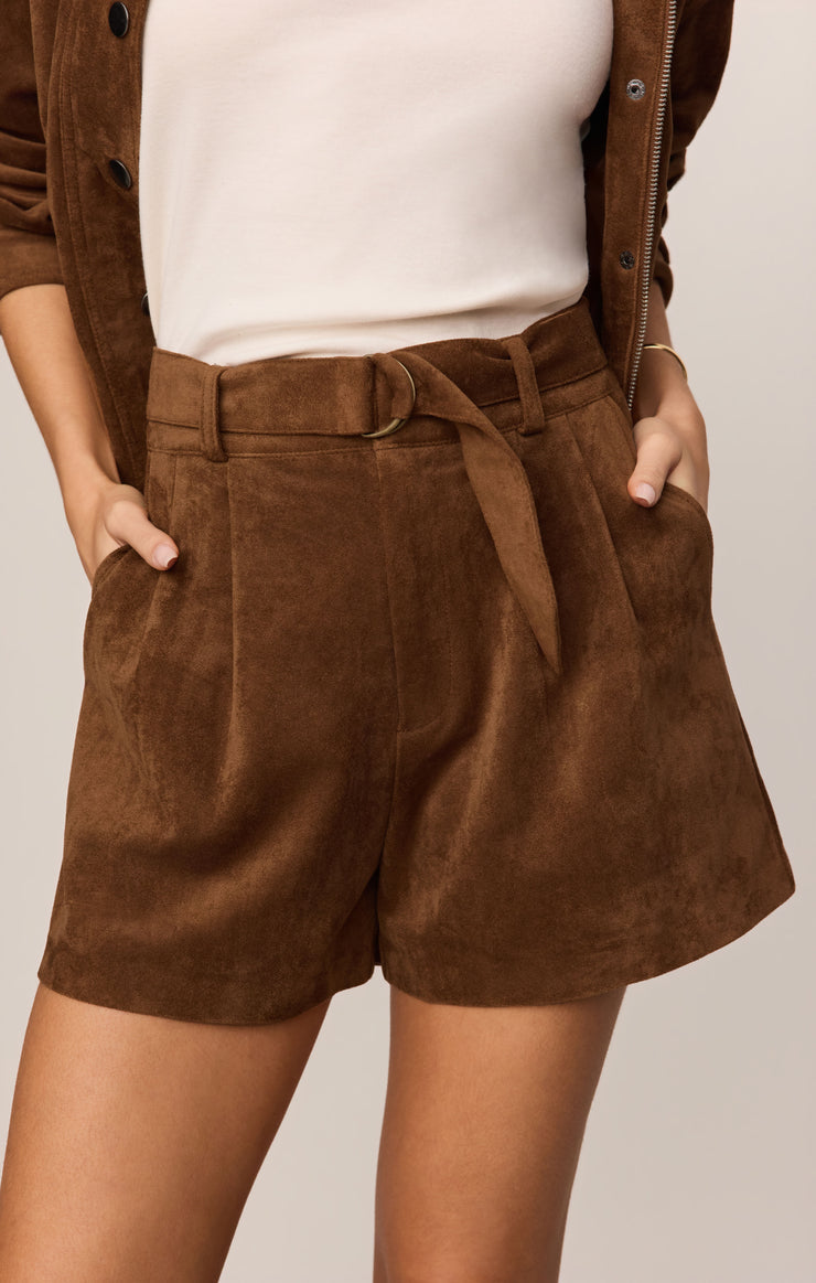 Ivory Suede Short