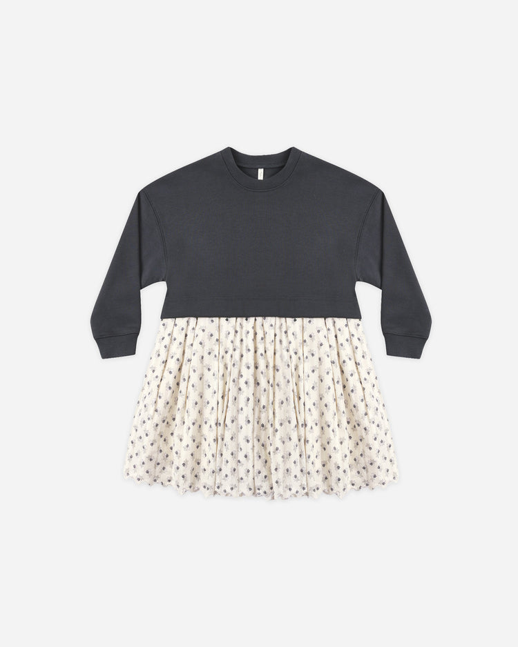 Vintage Fleur Sweatshirt Dress