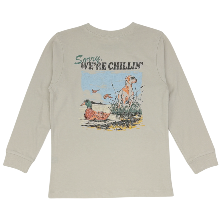 "Chillin" LS Tee