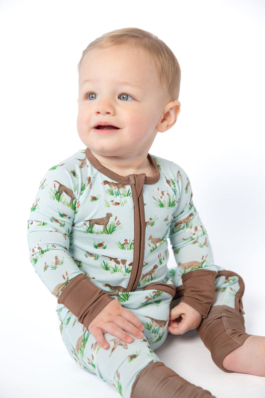 Delta Dogs LS Zipper PJ's
