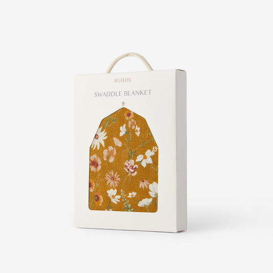 Wildflower Bamboo Swaddle