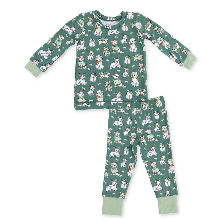 Christmas Dogs Uni-LS PJ Set
