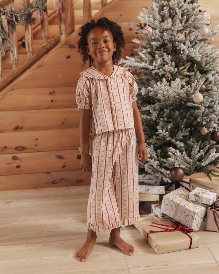 Candy Cane Lane Ruffle PJ's