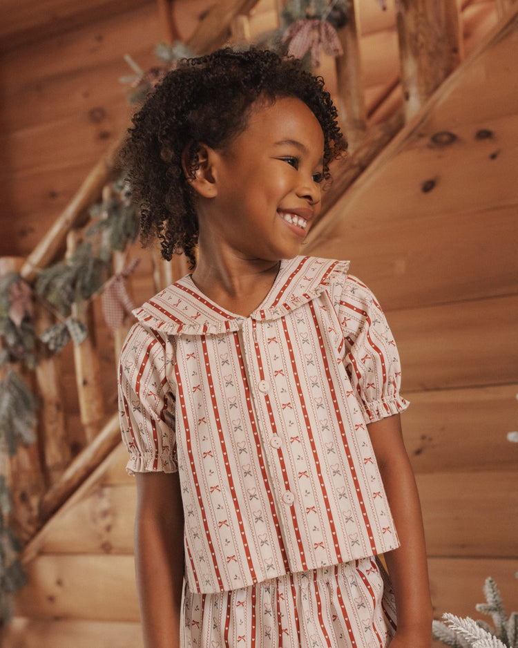 Candy Cane Lane Ruffle PJ's